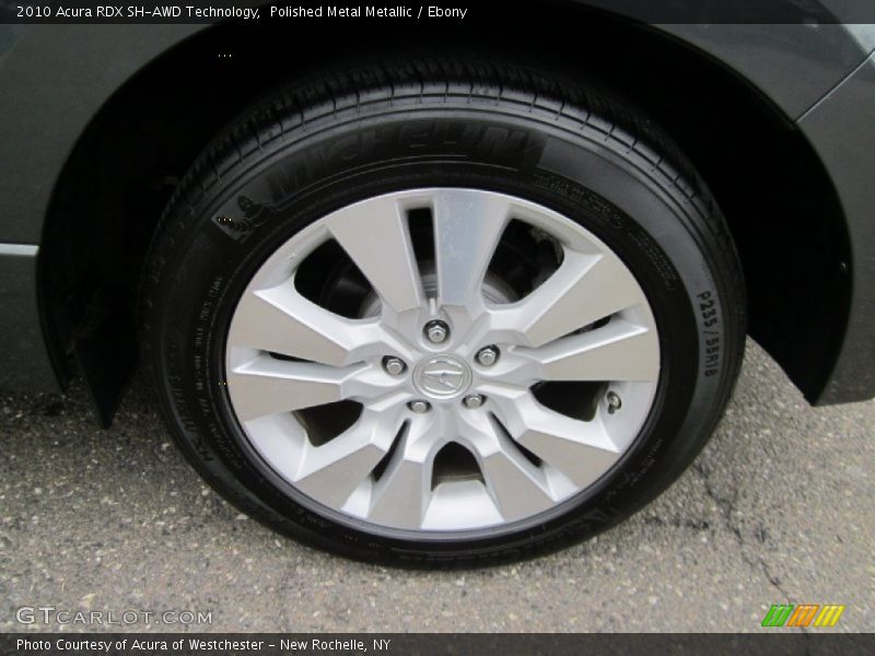 Polished Metal Metallic / Ebony 2010 Acura RDX SH-AWD Technology