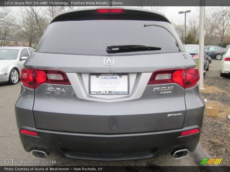 Polished Metal Metallic / Ebony 2010 Acura RDX SH-AWD Technology