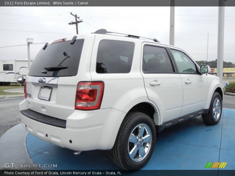 White Suede / Camel 2012 Ford Escape Limited