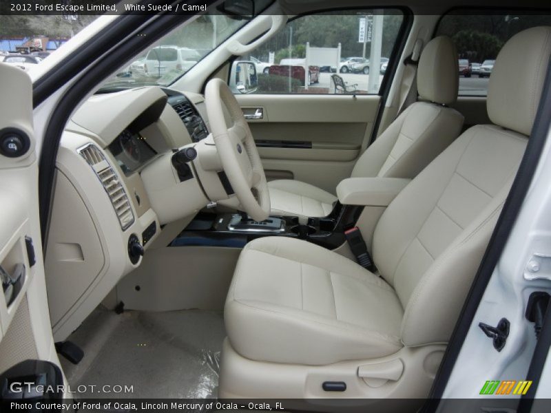 White Suede / Camel 2012 Ford Escape Limited