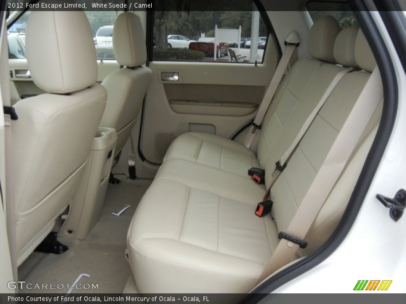 White Suede / Camel 2012 Ford Escape Limited
