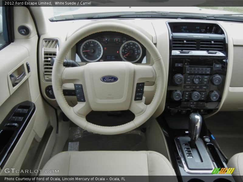 White Suede / Camel 2012 Ford Escape Limited