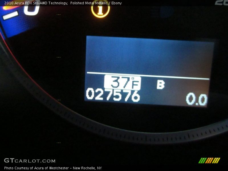 Polished Metal Metallic / Ebony 2010 Acura RDX SH-AWD Technology