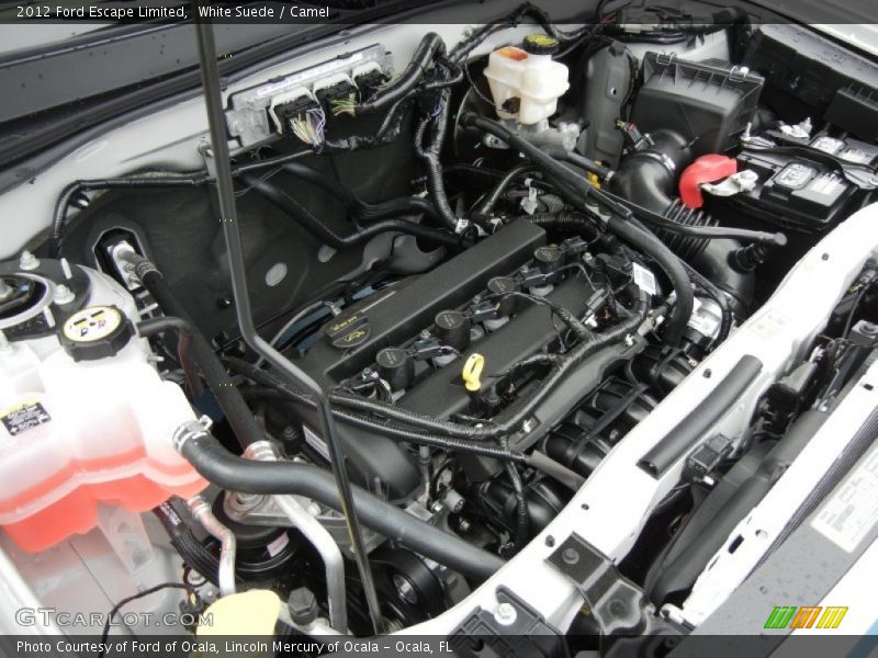 White Suede / Camel 2012 Ford Escape Limited