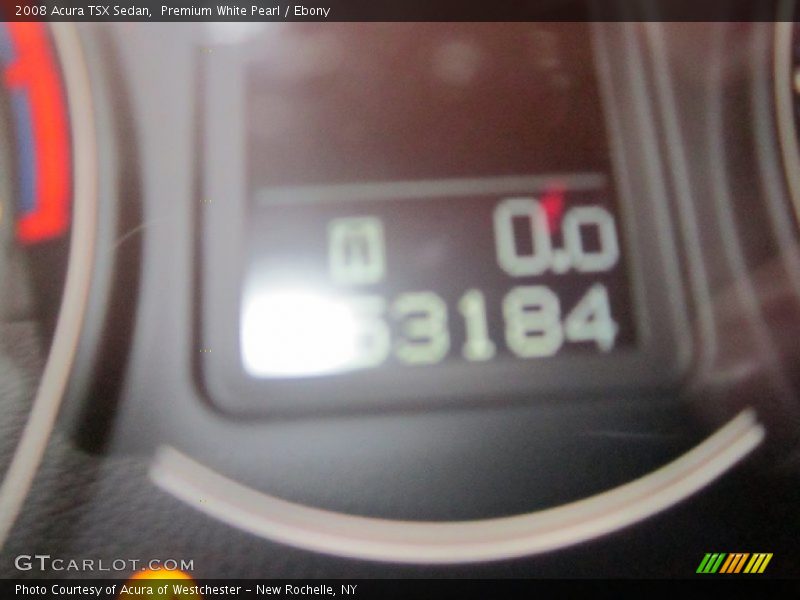 Premium White Pearl / Ebony 2008 Acura TSX Sedan