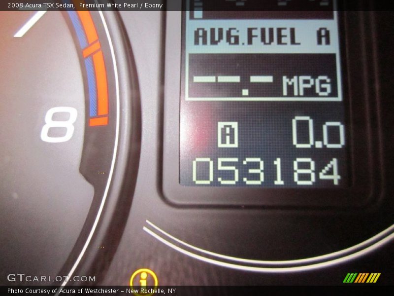 Premium White Pearl / Ebony 2008 Acura TSX Sedan