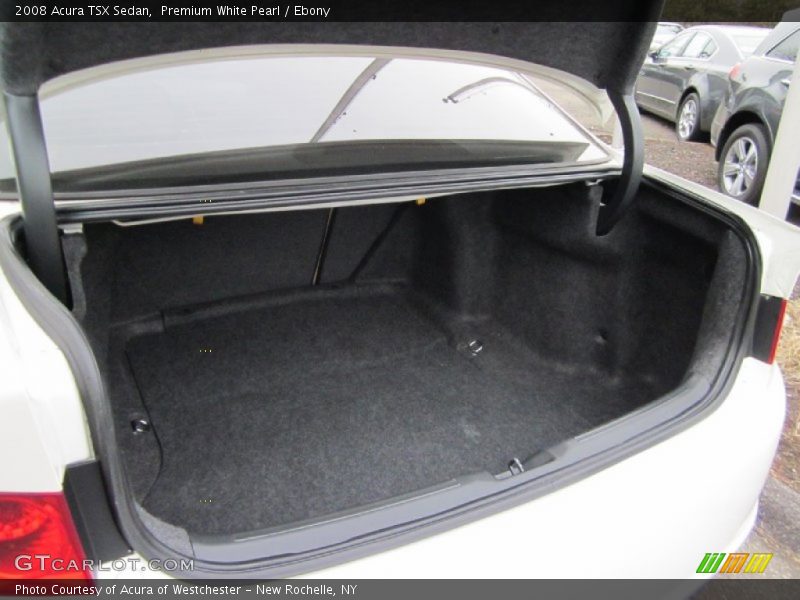 Premium White Pearl / Ebony 2008 Acura TSX Sedan