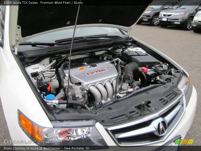 Premium White Pearl / Ebony 2008 Acura TSX Sedan