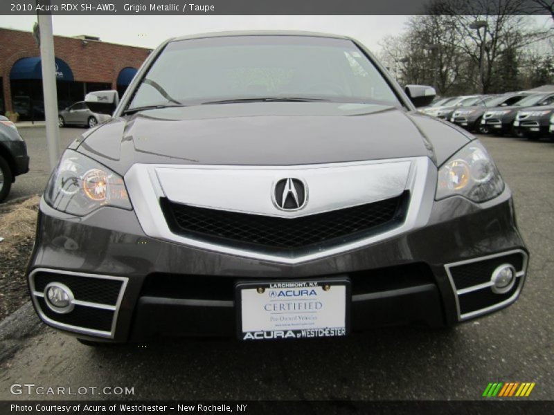 Grigio Metallic / Taupe 2010 Acura RDX SH-AWD