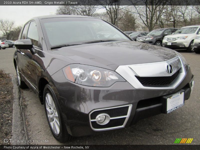 Grigio Metallic / Taupe 2010 Acura RDX SH-AWD