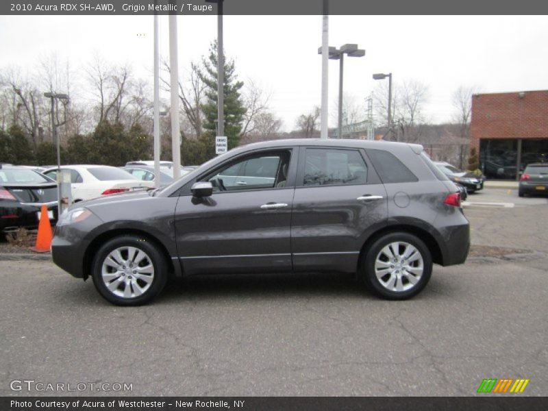 Grigio Metallic / Taupe 2010 Acura RDX SH-AWD