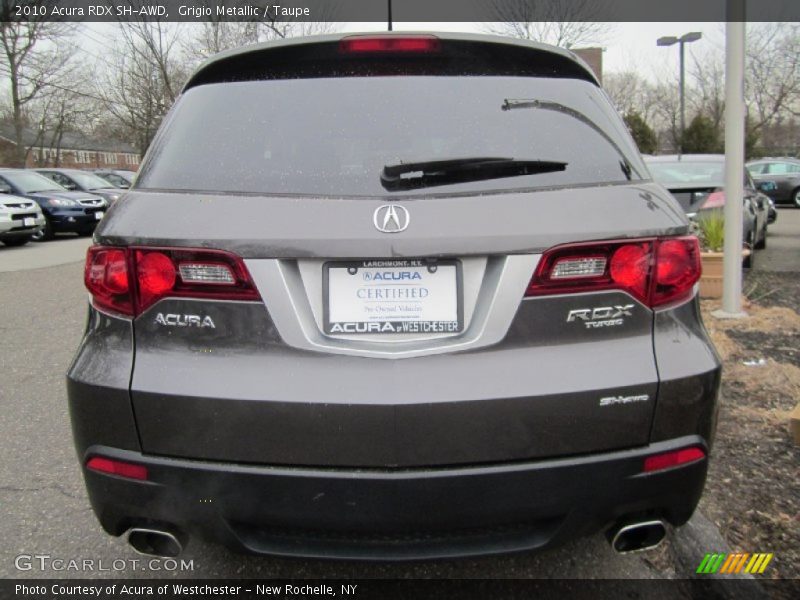 Grigio Metallic / Taupe 2010 Acura RDX SH-AWD