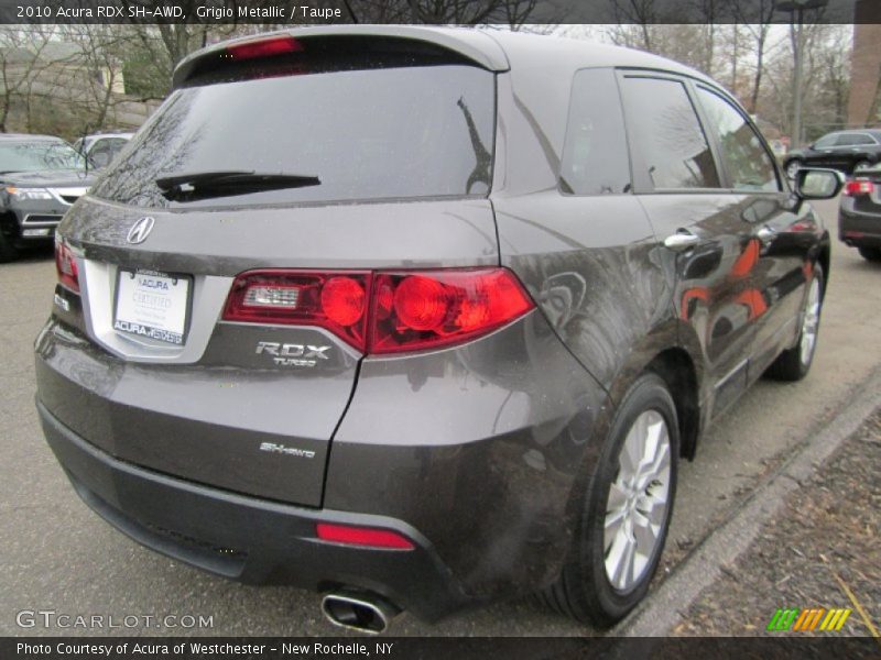Grigio Metallic / Taupe 2010 Acura RDX SH-AWD