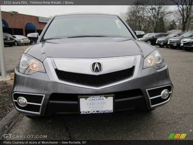 Polished Metal Metallic / Ebony 2010 Acura RDX