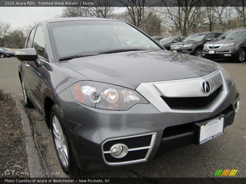 Polished Metal Metallic / Ebony 2010 Acura RDX