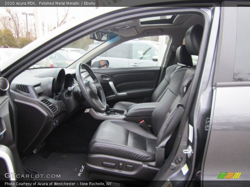 Polished Metal Metallic / Ebony 2010 Acura RDX