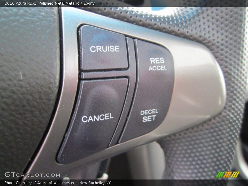 Polished Metal Metallic / Ebony 2010 Acura RDX