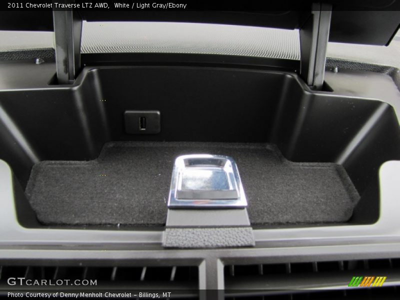White / Light Gray/Ebony 2011 Chevrolet Traverse LTZ AWD