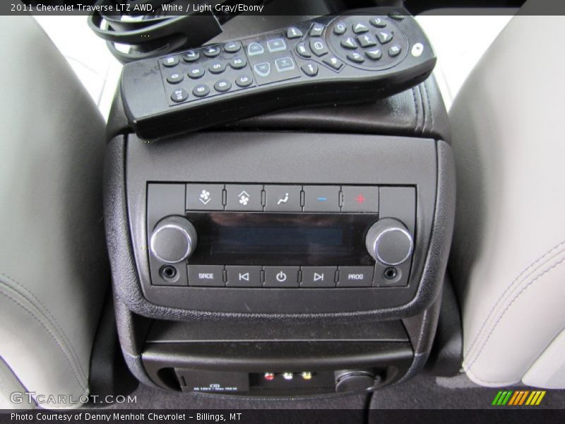 White / Light Gray/Ebony 2011 Chevrolet Traverse LTZ AWD