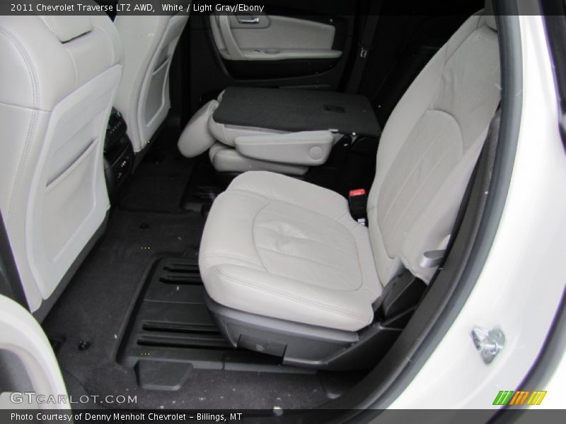 White / Light Gray/Ebony 2011 Chevrolet Traverse LTZ AWD