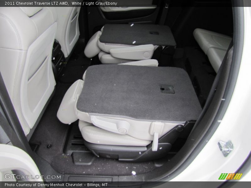 White / Light Gray/Ebony 2011 Chevrolet Traverse LTZ AWD