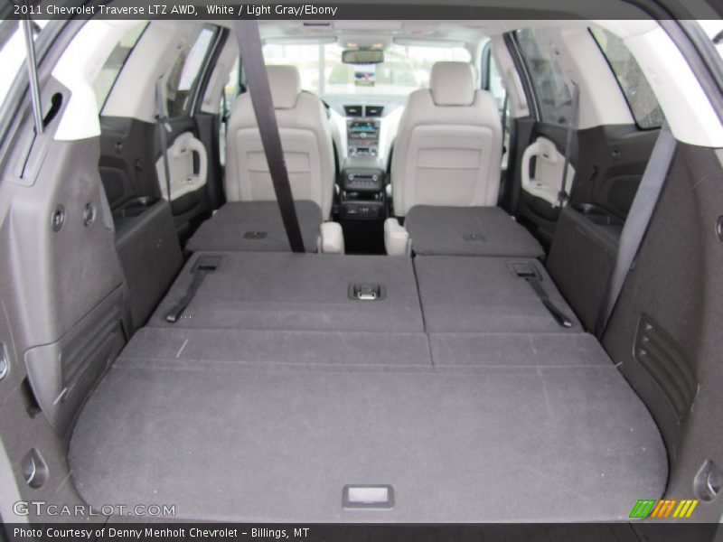 White / Light Gray/Ebony 2011 Chevrolet Traverse LTZ AWD