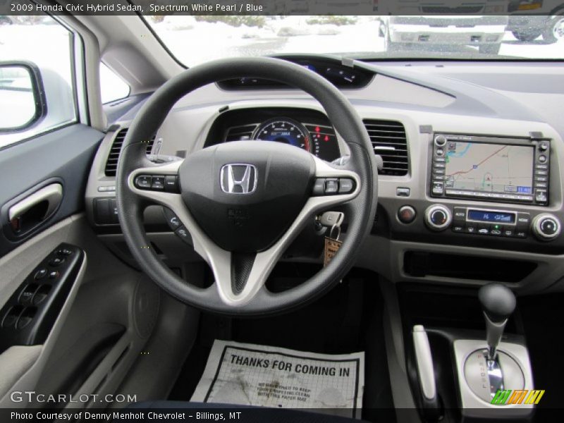 Dashboard of 2009 Civic Hybrid Sedan