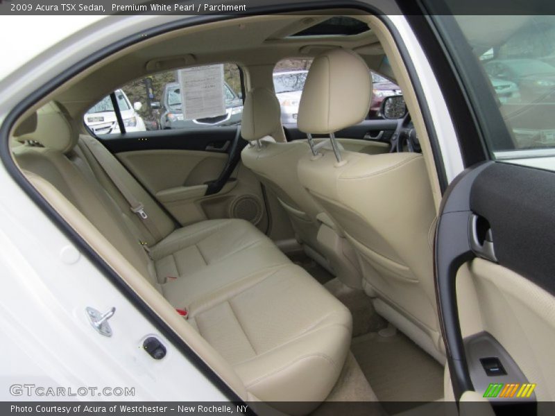 Premium White Pearl / Parchment 2009 Acura TSX Sedan