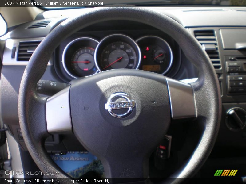 Brilliant Silver Metallic / Charcoal 2007 Nissan Versa S