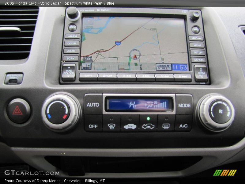 Navigation of 2009 Civic Hybrid Sedan