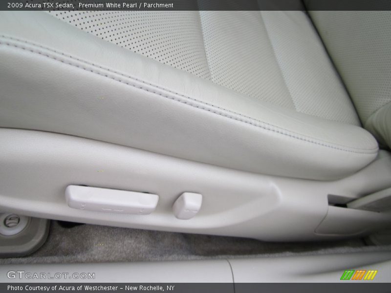 Premium White Pearl / Parchment 2009 Acura TSX Sedan