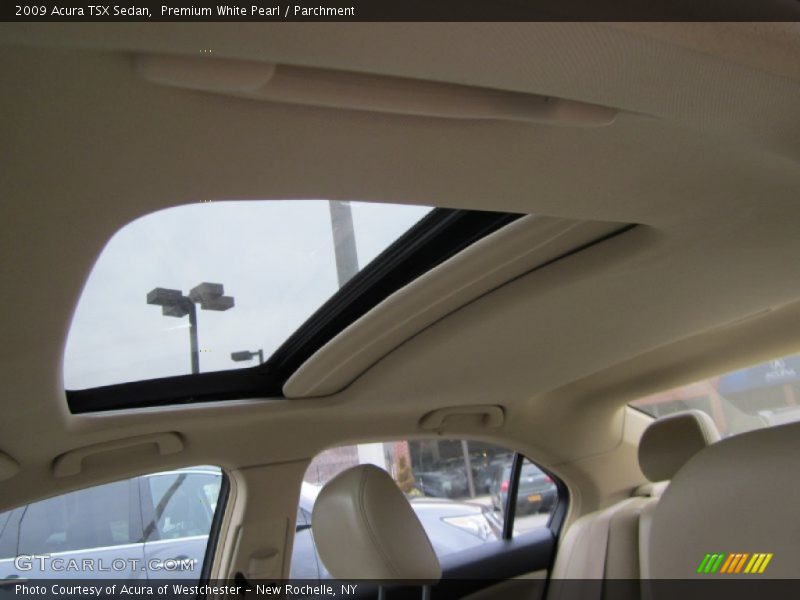 Premium White Pearl / Parchment 2009 Acura TSX Sedan