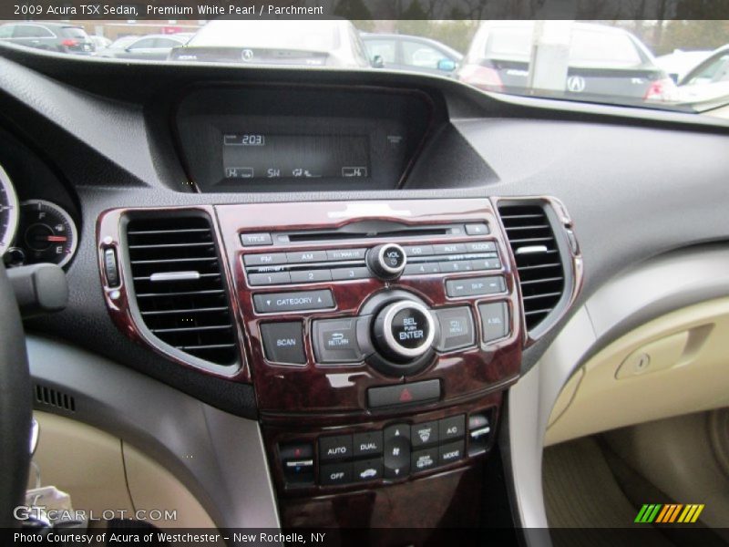 Premium White Pearl / Parchment 2009 Acura TSX Sedan