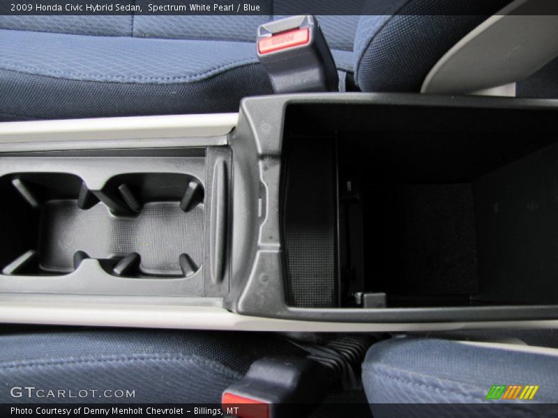 Spectrum White Pearl / Blue 2009 Honda Civic Hybrid Sedan