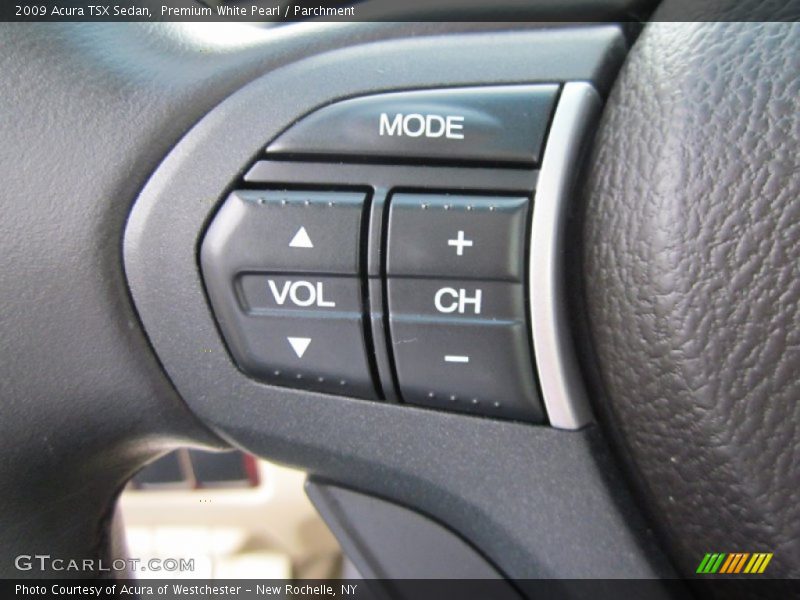 Premium White Pearl / Parchment 2009 Acura TSX Sedan