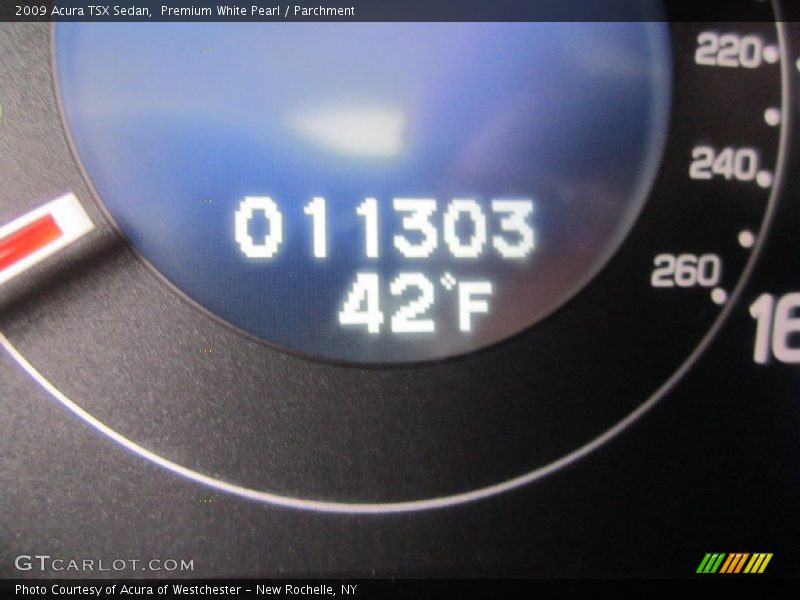 Premium White Pearl / Parchment 2009 Acura TSX Sedan