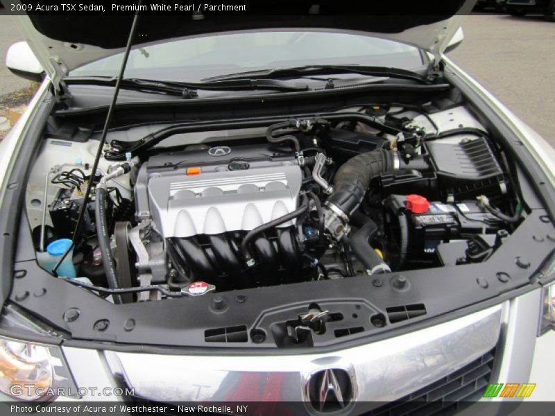 Premium White Pearl / Parchment 2009 Acura TSX Sedan