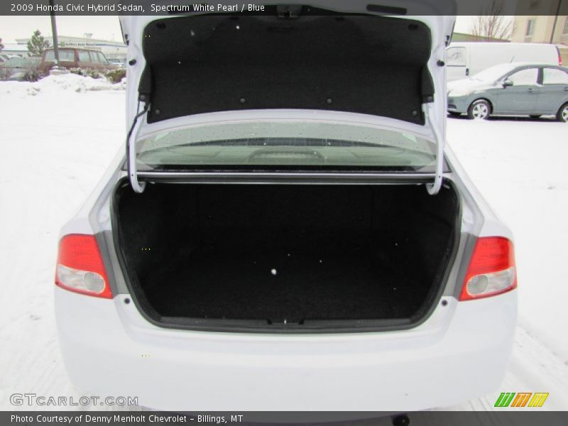 Spectrum White Pearl / Blue 2009 Honda Civic Hybrid Sedan