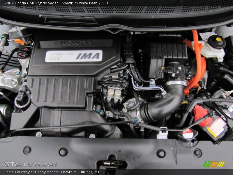  2009 Civic Hybrid Sedan Engine - 1.3 Liter SOHC 8-Valve i-VTEC 4 Cylinder IMA Gasoline/Electric Hybrid
