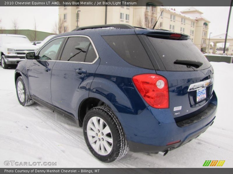 Navy Blue Metallic / Jet Black/Light Titanium 2010 Chevrolet Equinox LT AWD