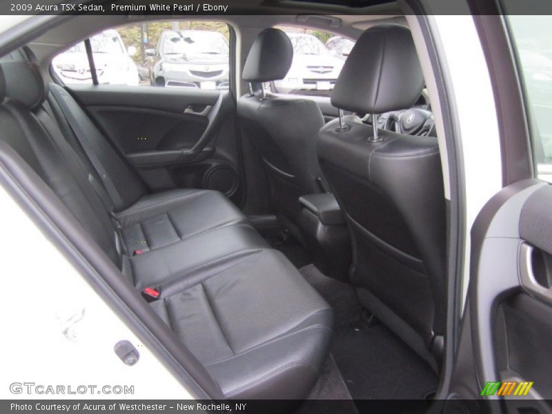 Premium White Pearl / Ebony 2009 Acura TSX Sedan