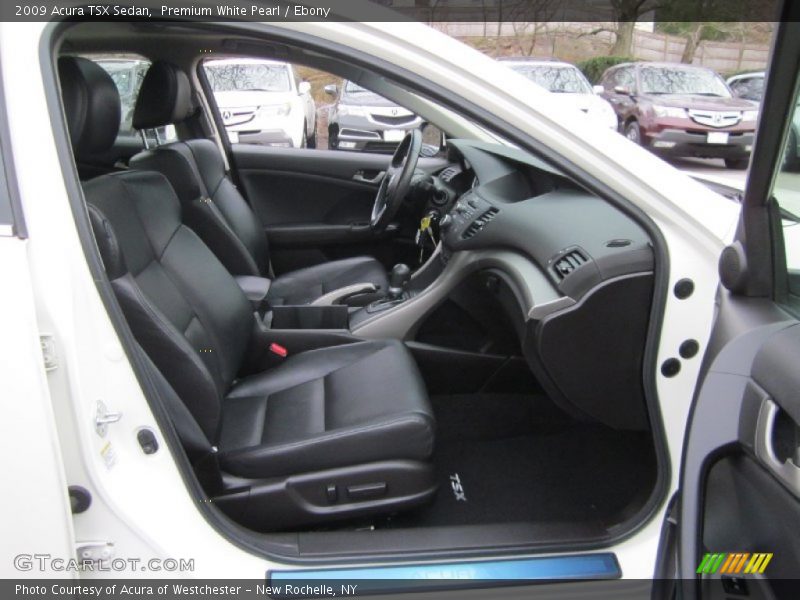 Premium White Pearl / Ebony 2009 Acura TSX Sedan