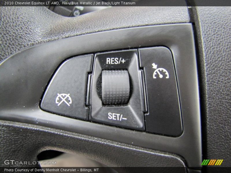 Navy Blue Metallic / Jet Black/Light Titanium 2010 Chevrolet Equinox LT AWD