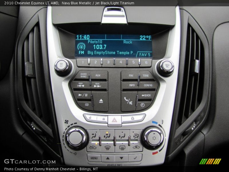 Navy Blue Metallic / Jet Black/Light Titanium 2010 Chevrolet Equinox LT AWD