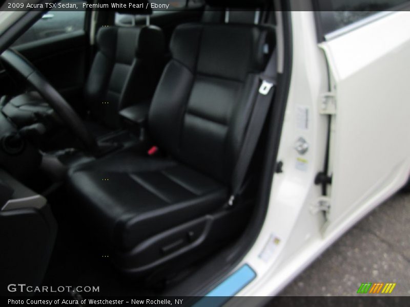Premium White Pearl / Ebony 2009 Acura TSX Sedan
