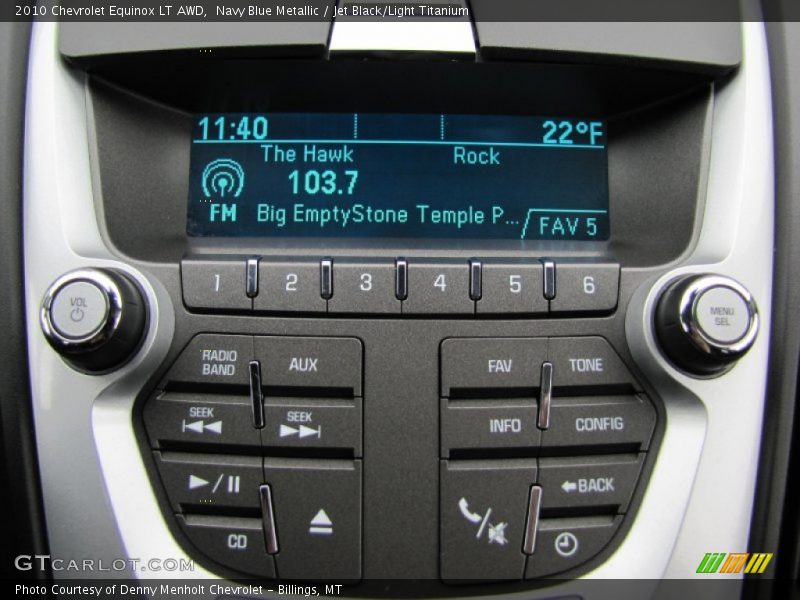 Navy Blue Metallic / Jet Black/Light Titanium 2010 Chevrolet Equinox LT AWD