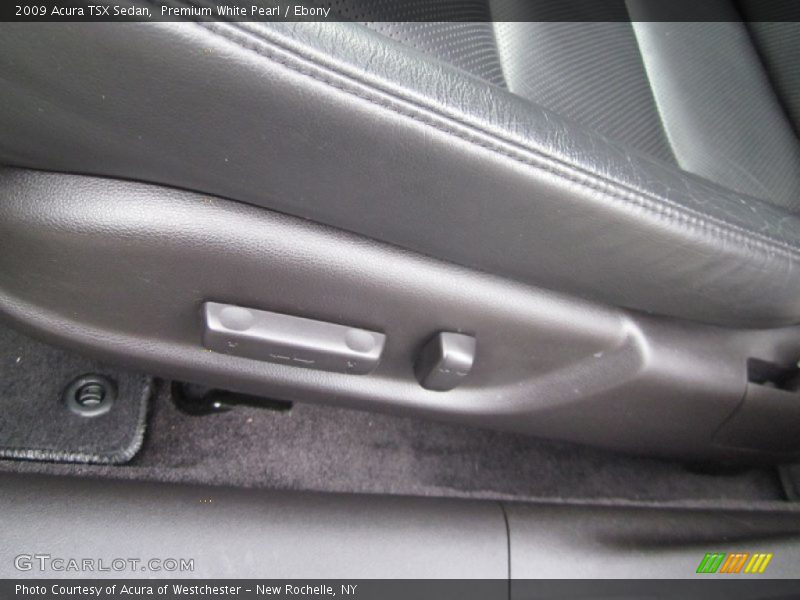 Premium White Pearl / Ebony 2009 Acura TSX Sedan