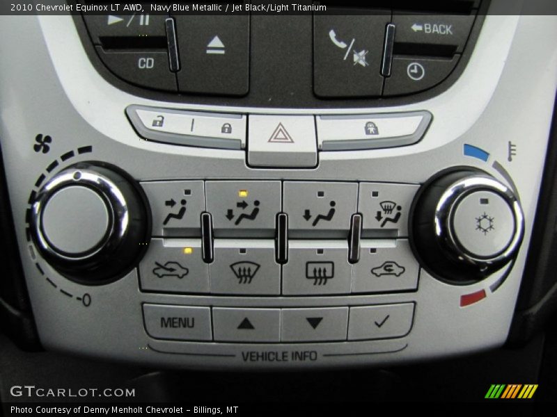 Navy Blue Metallic / Jet Black/Light Titanium 2010 Chevrolet Equinox LT AWD