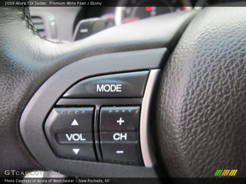Premium White Pearl / Ebony 2009 Acura TSX Sedan
