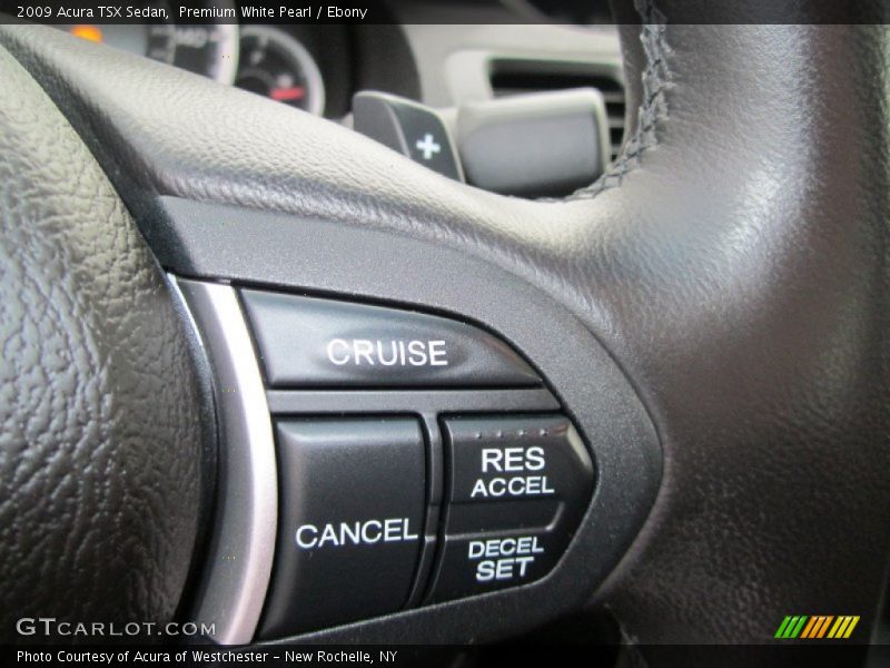 Premium White Pearl / Ebony 2009 Acura TSX Sedan